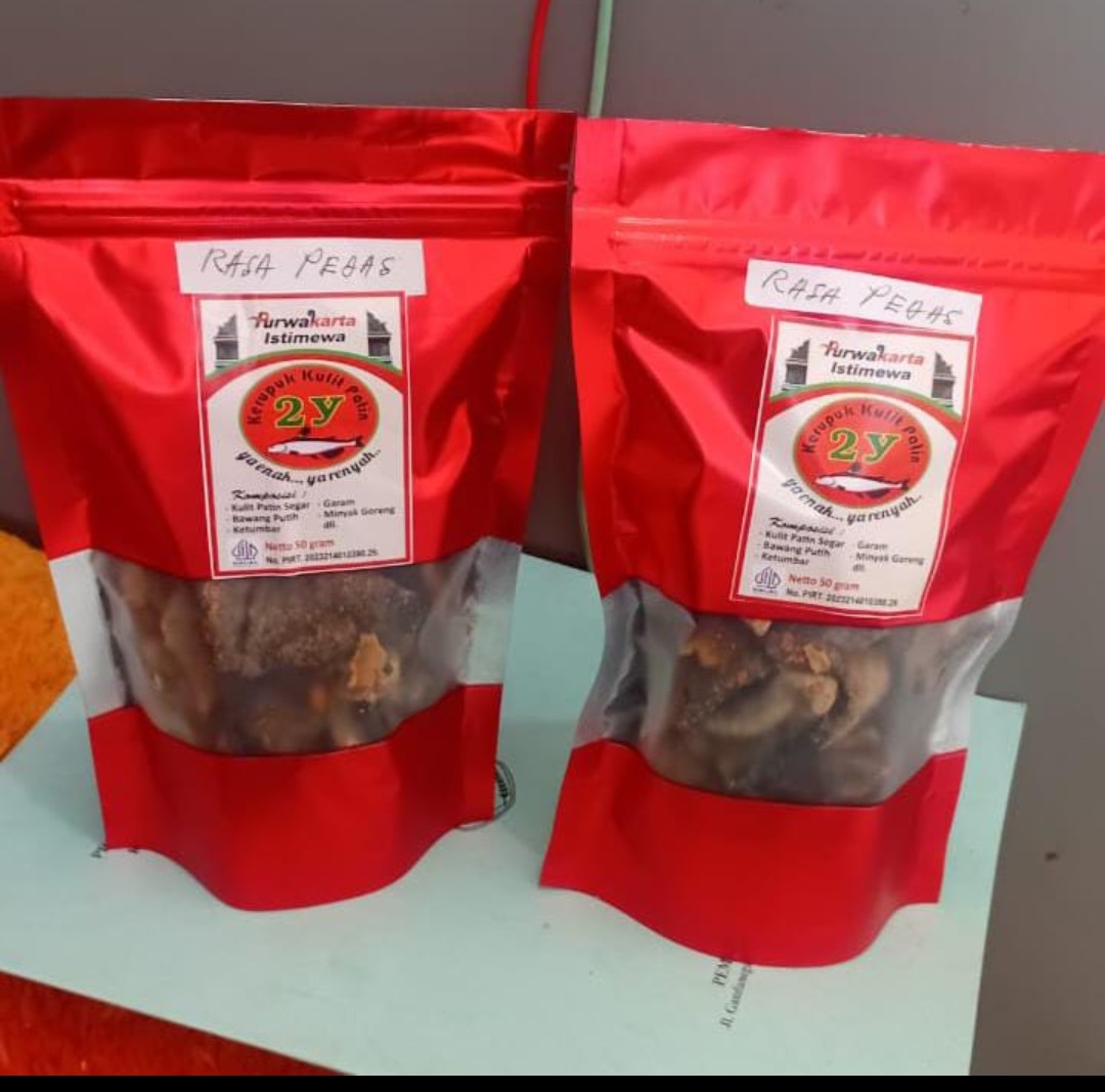 Kerupuk kulit ikan patin original - Pak Dasjianto